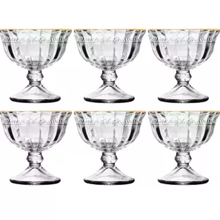 6 Taças de Sobremesa