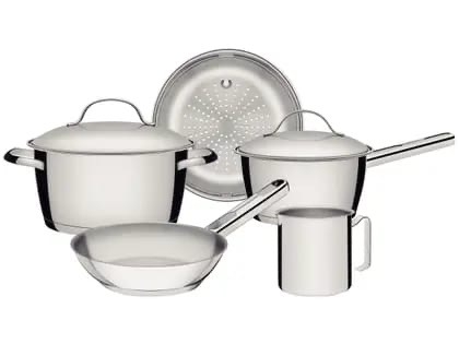 JOGO PANELAS AÇO INOX 5PCS ALLEGRA - comprar online