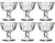 Conjunto 6 Taças Sobremesa Imperial Fio De Ouro Cristal Lyor