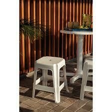 banco de plastico tramontina branco