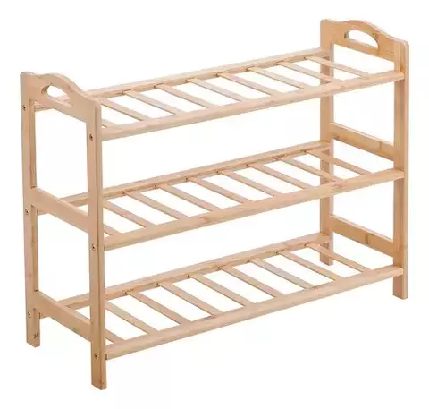 Sapateira de Bambu de 3 Noveis Elevate