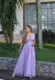 Vestido de festa modelo luna.