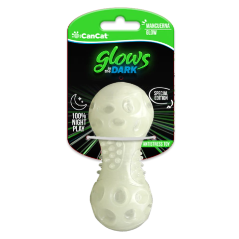 Juguete Para Perro Mancuerna Glows Dark Cancat