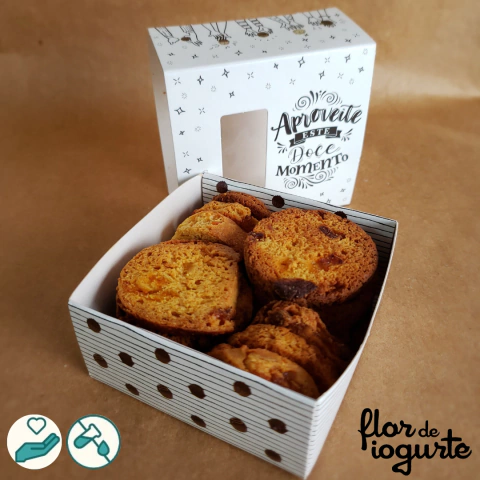 Torradinhas de Panetone de Figo, Damasco e Laranja | Flor de Iogurte