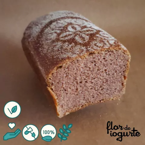 Pão 100% Integral - Batata Doce - Vegano - Orgânico - Artesanal