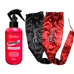 KIT ACELERADOR DE LISO ESPELHADO + TOUCA DIFUSORA