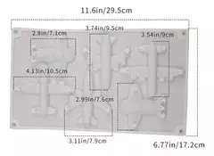 Molde De Silicona Aviones, Para Jabón, Velas, Bombones, Etc - comprar online