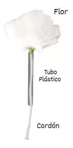 Flor Difusora de 7 cm (Modelo Camelia) x Unidad - comprar online