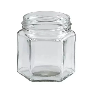 Frasco de Vidrio Hexagonal 190cc x Unidad - comprar online