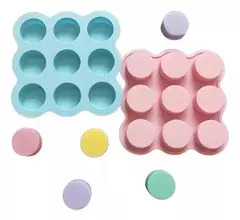 Molde De Silicona Para Jabones, Resina, Reposteria Circulos
