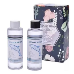 Resina Cristal Epoxi X 1lt Mezcla 1 A 1 Especial Joyeria