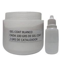 Gel Coat Blanco Pre Acelerado + Catalizador correspondiente en internet