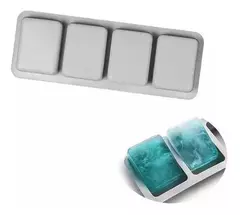 Molde Silicona Para Jabon Rectangular