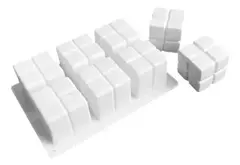 Molde Silicona Cubo Mágico X6 Especial Para Jabones, Velas