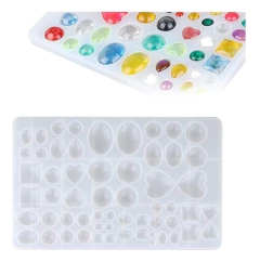 Molde De Silicona Perlas, Dijes Especial Resina