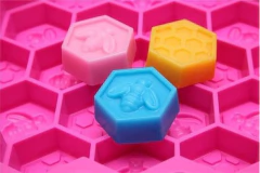 Imagen de Molde De Silicona Panal De Abejas Especial Para Jabones