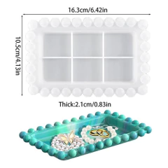 Molde De Silicona Bandeja Con Borde Burbuja - comprar online