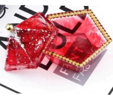 Molde De Silicona Para Caramelera O Alhajero Para Resina