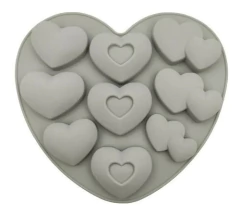Molde De Silicona Corazones-varios Especial Para Jabones en internet
