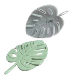 Molde De Silicona Hoja Palma Especial Para Resina