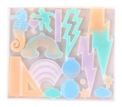 Molde De Silicona Aros, Dijes Especial Para Resina en internet