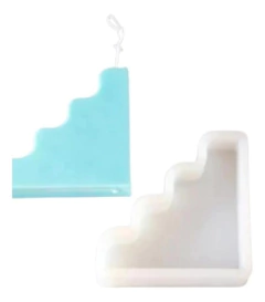 Molde De Silicona Forma Escalera Geometrica - comprar online