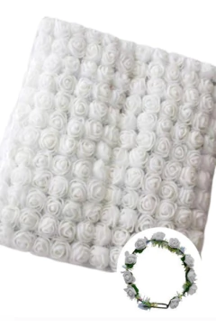 Flores Goma Eva 2,5cm X 100u Especial Vinchas, Candy, Etc.