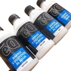 Barniz Y Diluyente 250cc Marca Eq Art Y Craft X 6 Unidades - comprar online