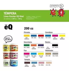 Temperas Flúor Y Metalizadas Eq Art & Craft X Unidad en internet