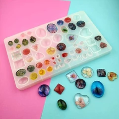 Molde De Silicona Perlas, Dijes Especial Resina - comprar online