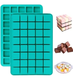 Molde Silicona Cuadraditos Para Jabones, Chocolatitos, Hielo, Etc.