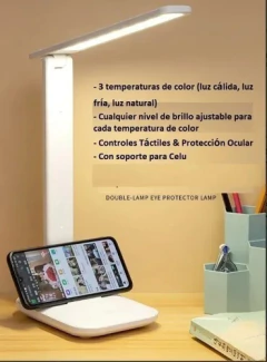 Lampara Velador Led Escritorio flexible Recargable Usb Touch - Lua Distribuidora
