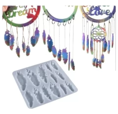 Molde De Silicona Plumas