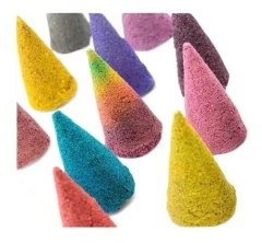 Kit: Sahumador Curvo Con Tapa + 2 Super Conos Aromáticos. en internet