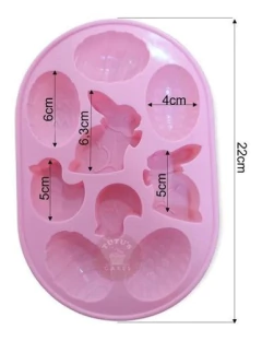 Molde Silicona Huevos, Pollitos Y Conejos Especial Jabones en internet