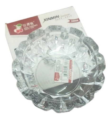 Cenicero Redondo - Vidrio Labrado x unidad