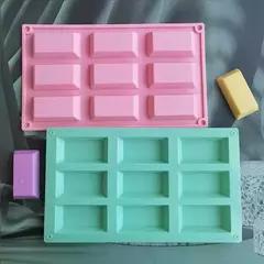 Molde Silicona Rectángulos Lingotes Para Jabones, Repostería en internet