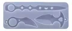 Molde de Silicona Navaja Cuchillo Daga Auto Defensa - comprar online