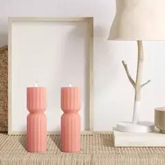 Molde Silicona Rayado Retorcido Grande Resina, Velas - Lua Distribuidora
