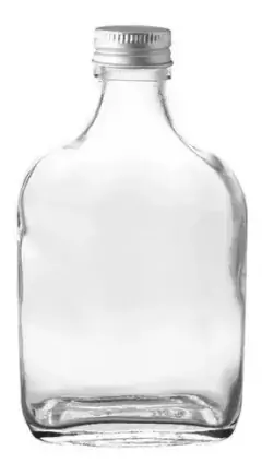 Petaca Botella De Vidrio 200 Cc x Unidad - comprar online