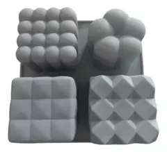 Molde De Silicona Cubos Para Jabon, Resina, Velas