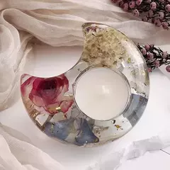 Molde Silicona Porta Vela Para Resina, Yeso - tienda online
