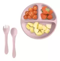 Imagen de Juego De Vajilla Silicona Para Bebe Con 3 Piezas