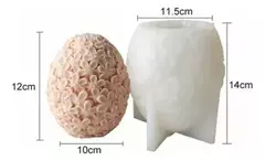 Molde Silicona Huevo Floreado Especial Velas, Jabón, Resina en internet