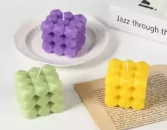 Molde Silicona Cubo Rubik 3D - comprar online