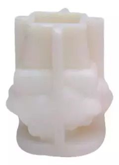 Molde Silicona Maceta Con Rosas Velas, Resina, Yeso, Etc - comprar online