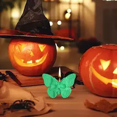 Molde Silicona Mariposa Con Calavera Velas, Jabón, Yeso