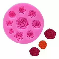 Molde silicona rositas x 9 cavidades en internet