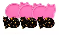 Molde De Silicona Gatito Especial Llaveros, Dijes, Resina - Lua Distribuidora