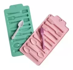 Molde De Silicona Mini Cubiertos - comprar online